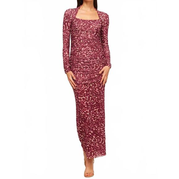 NEW MISA LOS ANGELES ronda maxi dress in fauna - Picture 1 of 4